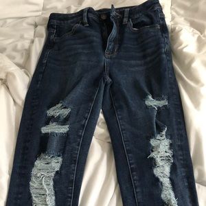 american eagle ripped jeans